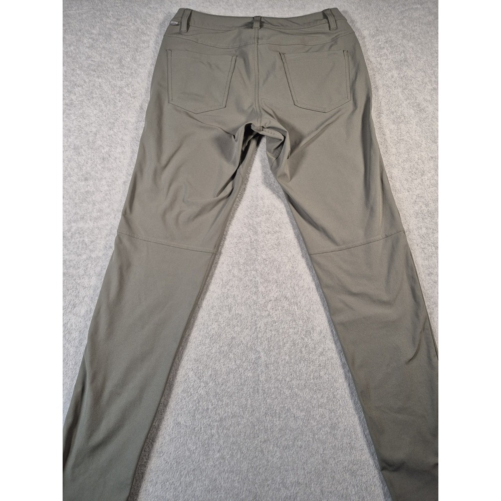 Lululemon ABC Warpstreme Mens Slim Fit  Pants Size 30X31 Olive Stretch - Picture 8 of 9